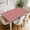 Red-Mini-Cross, variant on YESAD Waterproof Fitted Rectangle Tablecloth With Elastic Edge, Wipeable Table Cover For 6 Ft Tables, Perfect For Outdoor Picnic & Camping,24x48in,Vintage-Red-Gingham