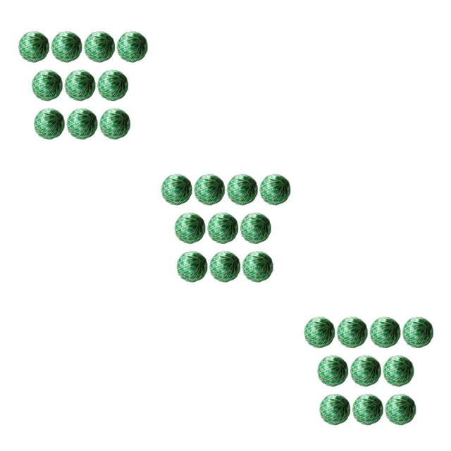 Bewildely 10 Uds. De bolas del Día de San Patricio, tréboles, Festival envuelto en tela, accesorios de relleno de cuencos divertidos, Type1 NO1