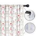 thumbnail image 4 of Blackout Kids Curtains,Floral Princess Unicorn Pattern Childrens Insulated Curtains Set Of 2,Bedroom Essentials,Toddler Room Decor 42"x54", 4 of 5