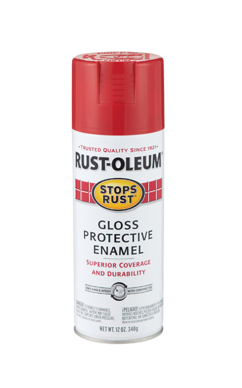 RustOleum Stops Rust Gloss Carnival Red Spray Paint 12 oz. Case Of