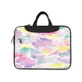 thumbnail image 2 of YFYANG 15.6 inch Universal Laptop Bag Oxford Cloth Laptop Sleeve, Multi-functional Abstract Watercolor Geometric Line Texture Pattern Notebook Computer Messenger Bag Handbag, 2 of 8