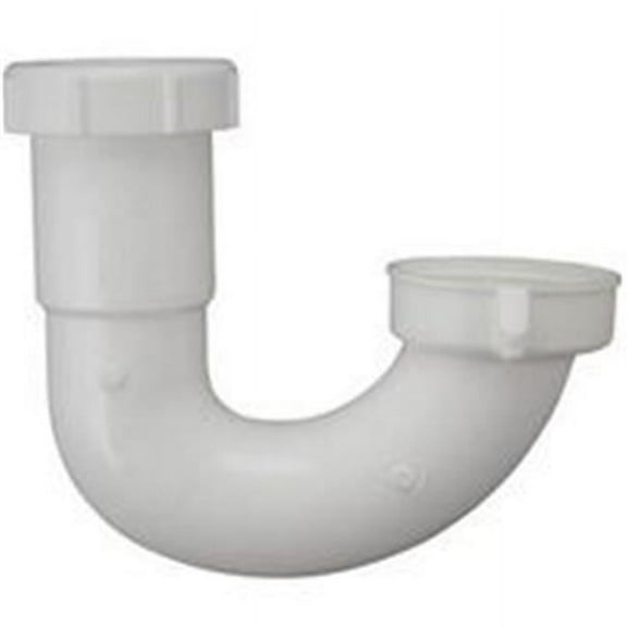 Plumb Pak PP20662 J-Bend Plastic - White - 1-1/2 in.