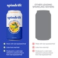 thumbnail image 3 of Spindrift Sparkling Water, Yuzu Mandarin Flavor, Real Squeezed Fruit, 12 fl oz, 8 Count, No Sugar Added, Low Calorie Drink, 3 of 8