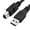 Black, variant on 1FT USB 3.0 Printer Cable, USB A to USB B High Speed Data Transfer Cord for Scanner, Printer, Blue/Black