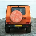 thumbnail image 4 of Haiem Spare Tire Cover , Wheel Cover with Beautiful Corals printed, Camper Spare Tire Cover Fit for Jeep Wrangler Rv SUV Truck Travel Trailer-16 inch, 4 of 9