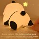 thumbnail image 2 of Lámpara Táctil Silicona Nocturna Lindo Panda Regalo Recargable para Y Bebés, 2 of 9