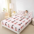 thumbnail image 4 of Homewish Dance Ballet Girl Full Size Sheets 4-Piece for Child Kids Teens,Cartoon Nutcracker Breathable Bed Sheets,Merry Christmas Xmas Lightweight Sheet Sets,Super Cozy Room Decor, 4 of 7