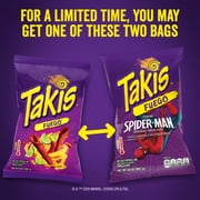 Takis Fuego 9.9 oz Sharing Size Bag, Hot Chili Pepper & Lime Rolled Tortilla Chips