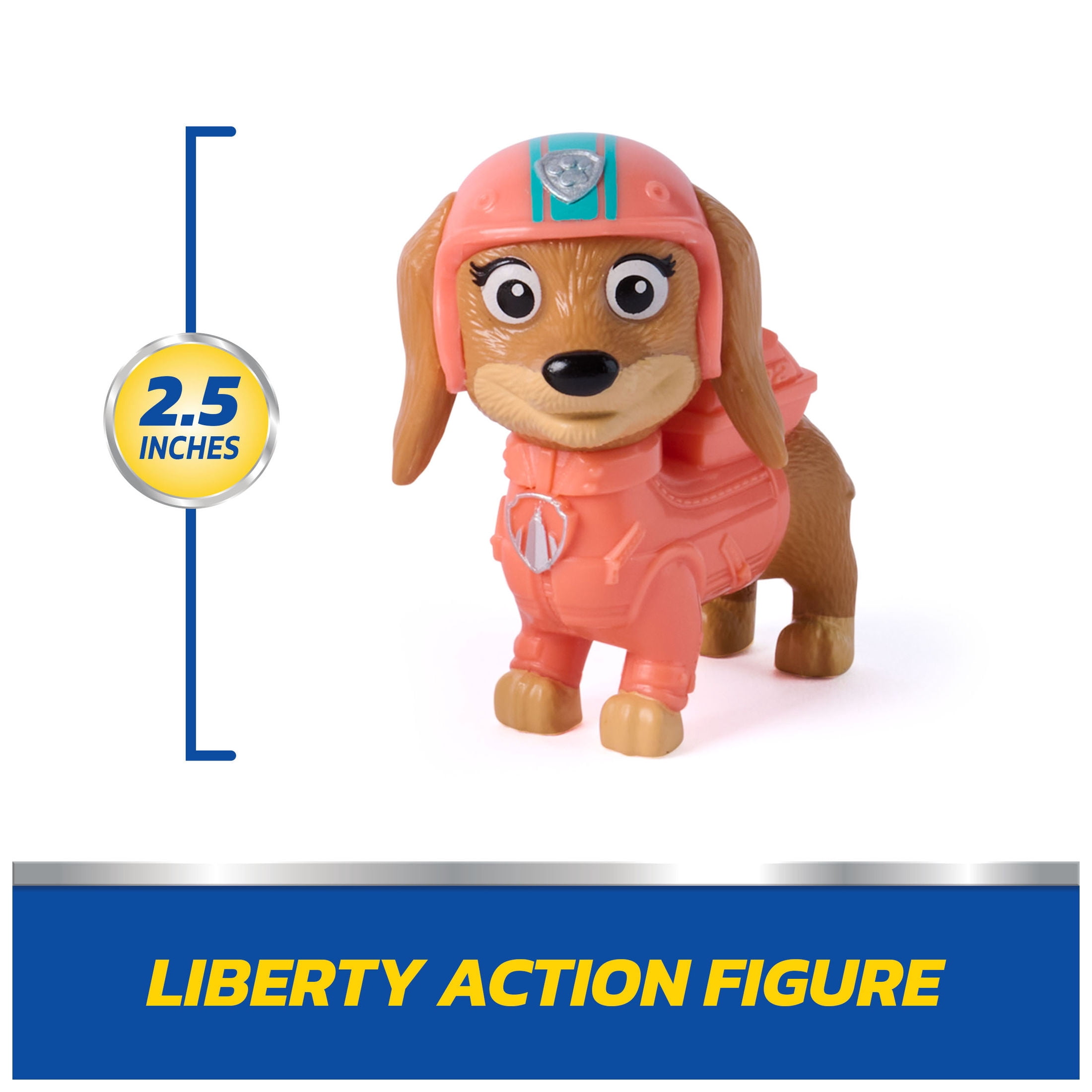 PAW Patrol, Liberty Rescue Motorcycle, Toy Bike with Collectible Action Figure