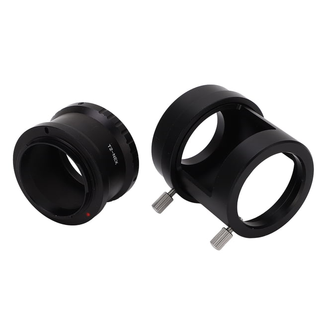 Converter de Lente de Cámara Sin Espejo, Práctica Adaptador de Lente Hueco de Aluminio Aleación Ajustable Con Llave para la Bayoneta Nex