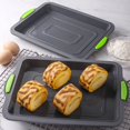 thumbnail image 5 of Food Grade Silicone Cake Molds Toast Tray Bread Pan Brownie Dessert Madeleine Cake Moulds Baguette Baking Tools Muffin Bakeware, 5 of 6