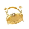 thumbnail image 2 of Maoww Luxury Serving Tray Wedding Gift Multipurpose for Table Centerpiece Kitchen Aureate Small, 2 of 8