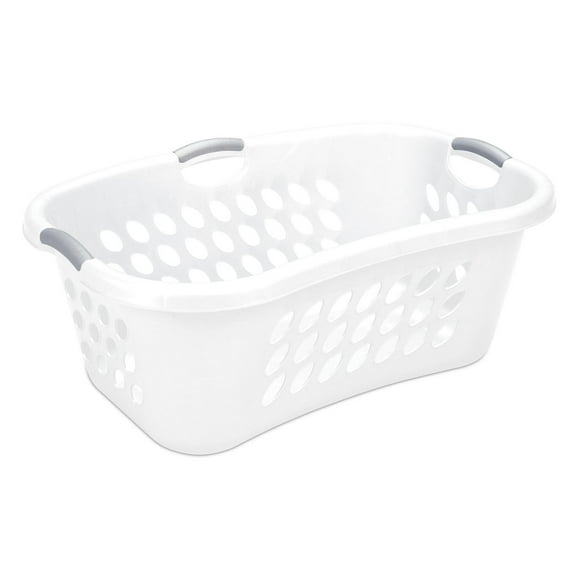 Sterilite Panier à Linge Ergonomique 70L - Blanc