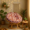 thumbnail image 2 of Replacement Papasan Cushion Cover 55 Inch - Waterproof, Tear-Resistant & Stylish - Fits Large Papasan Chair - Floral Pattern, 2 of 7