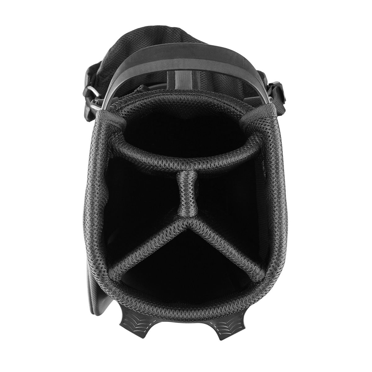 PowerBilt Golf Dunes 4.5 Lightweight Dual Strap Stand Bag, Gray/Black -