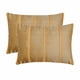 thumbnail image 4 of Funda de almohada lumbar decorativa HomeCentric beige, 30 x 45 cm (12 x 18 pulgadas), yute, funda de almohada rectangular con cinta, estilo contemporáneo a rayas - Jute Journeys, 4 of 4