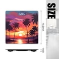 thumbnail image 2 of High Precision Body Weight Scale Smart Bathroom Scales with Large LCD Display(400lbs),Decorative for Bedroom-Sunset With Palm Trees On Beach, 2 of 4