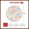 thumbnail image 2 of Salouo Icecream Truck Christmas Tree Skirt 30" Farmhouse Christmas Decorations Snowman Xmas Tree Skirt Tree Mat for Holiday Party Decor, 2 of 8