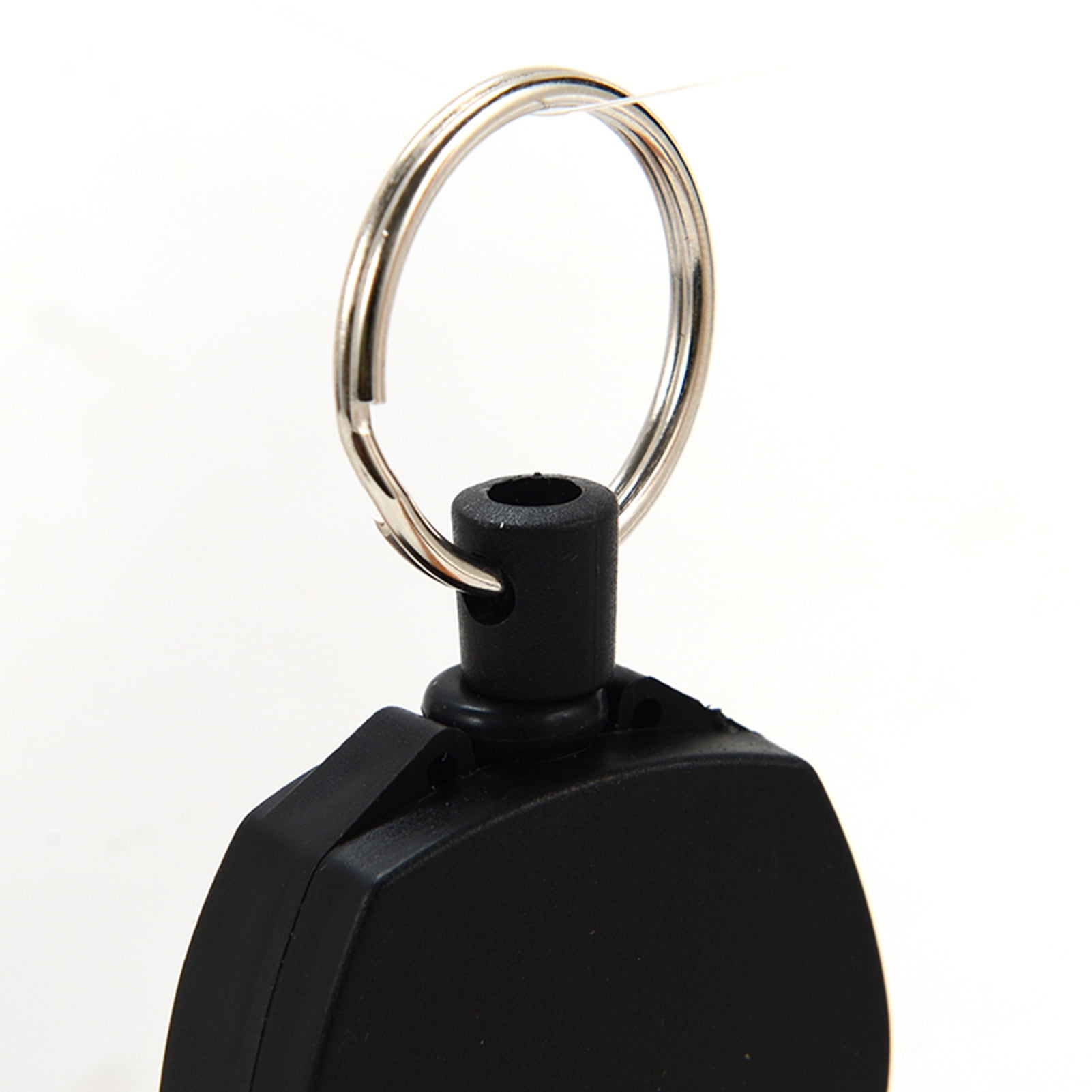 Retractable Wire Rope Keychain With Anti Lost Recoil And Keyring Ring  Holder 4cm Width From Yambags, $6.64