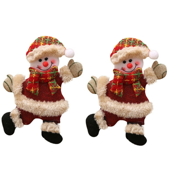 kiplyki 2Pcs Home Furnishing Christmas Ornaments Decoration Tree Ornaments Holiday Gifts