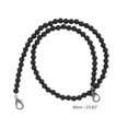 thumbnail image 2 of Ofertas Únicas 1 Pc Correa de Bolso de Perlas Falsas 0.32"x23.62" Plástico Negro, 2 of 5