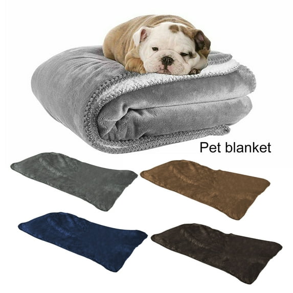 Pet Bed Multipurpose Water Proof Soft Comfortable Cold Protection Keep Warm Polyester Lamb Fleece Dog Blanket for All Seasons