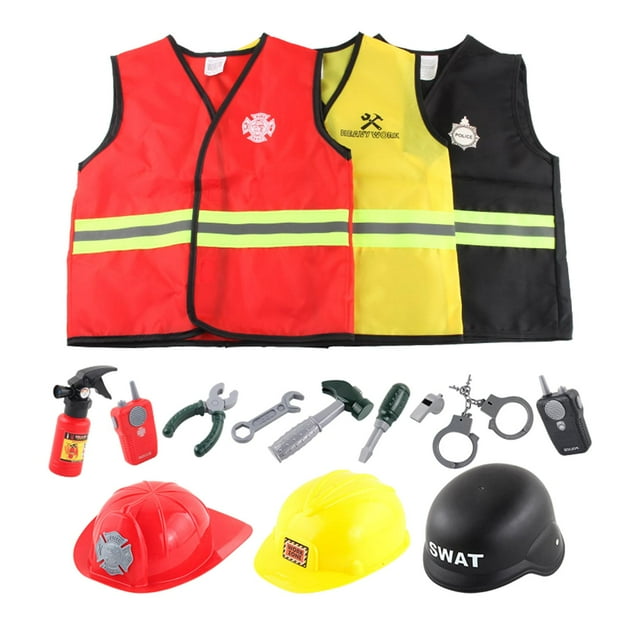 disfraz de , disfraz de trabajador de construcción, disfraz de policía, disfraz de policía para , actuación en de H Sunnimix Disfraz de policía