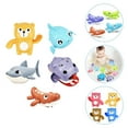 thumbnail image 3 of NUOLUX 5Pcs Pool Windup Toys Lovely Bathing Toys Cartoon Clockwork Animal Toys Portable Bathing Toys, 3 of 6