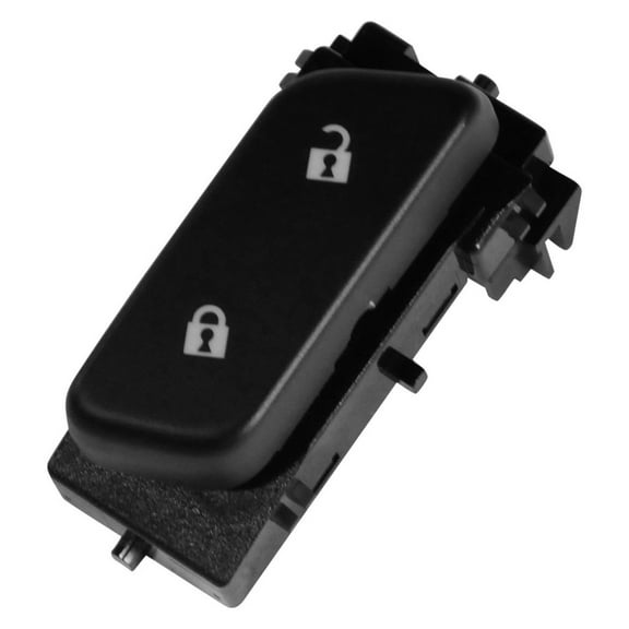 KarParts360 For GMC Acadia 2010 2011 2012 Door Lock Switch Driver Side | Ebony | Rocker Switch Activation | Replacement For 25867270