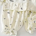 thumbnail image 4 of JUMEYU Pajamas for Girls Girls Pajamas - Soft PJs for Kids - Matching, Long Sleeve Toddler Pajamas for Girls Size 8-9 (Beige,8-9 Years), 4 of 4