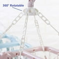 thumbnail image 5 of Percha de secado plegable con resortes de alambre inoxidables, diseño resistente al viento para uso en exteriores e interiores, clips de resina con plástico duradero, fácil almacenamiento y, 5 of 5