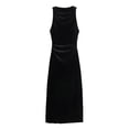 thumbnail image 1 of UPPADA Robe Cocktail à Col Rond pour Femmes Robe Sirène Robe Cocktail Sans Manches Robe Formelle Évasée Robes d'Invitée de Mariage Robe Cocktail Moulante Liquidation en Liquidation, 1 of 2