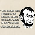 thumbnail image 2 of CafePress - Abraham Lincoln Internet Quotes Tote Bag - Unisex Canvas Tote Bag, Beige, 1-Piece, 2 of 7