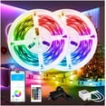 thumbnail image 2 of PYYAN-LED Lights for Bedroom 132ft (2 Rolls of 65.6ft), Music Sync Color Changing Strip Lights with Remote, 24V Power Supply, Classroom Lighting, Room Decor for Teen Girls Boys Birthday Gifts, 2 of 4