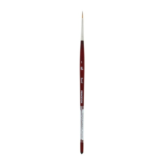 Princeton Brush Velvetouch Mixed Media Brush, Round,  1