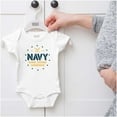 thumbnail image 5 of US Navy Anchor Logo Honor Courage Romper Boys or Girls Infant Baby Brisco Brands 6M, 5 of 6