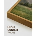 thumbnail image 3 of Drsoum Landscape Large Vintage Canvas Wall Art Classical Prairie 11x14in Mountain Room Decor for Kitchen Bedroom Living Room - Natural Framed, 3 of 7