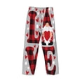 thumbnail image 5 of Balery Buffalo Plaid Love And Gnome print Men's Pajama Pants,Ultra Lightweight Pjs,Lounge Pant-X-Large, 5 of 9