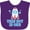 Purple, variant on Inktastic 1st Birthday Boy Rocket Ship Boys Baby Bib