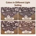 thumbnail image 7 of Design&I 4'x6' Ultra Soft Area Rug, Boho Vintage Trailing Scroll Vine Border Abstract Watercolor Purple Flowing None Fluffy Washable Non Shedding for Bedroom Living Room Home Office, 7 of 7