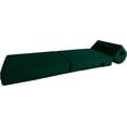 thumbnail image 5 of Sleeper Chair Folding Bed, Studio Sofa Guest Folded Mattress, High Density Foam (70 x 24 x 6, Hunter Green), 5 of 12