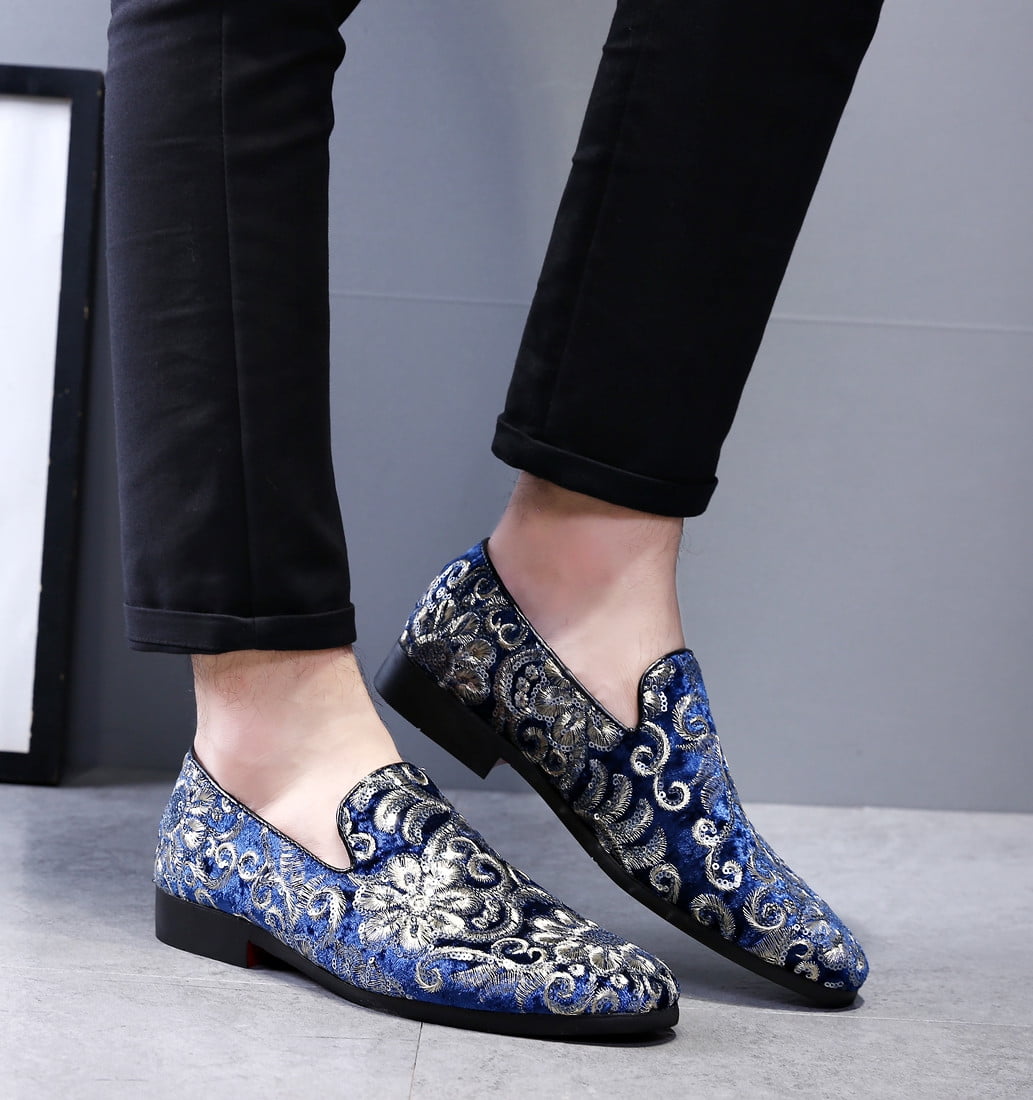 Floral Shoes Men