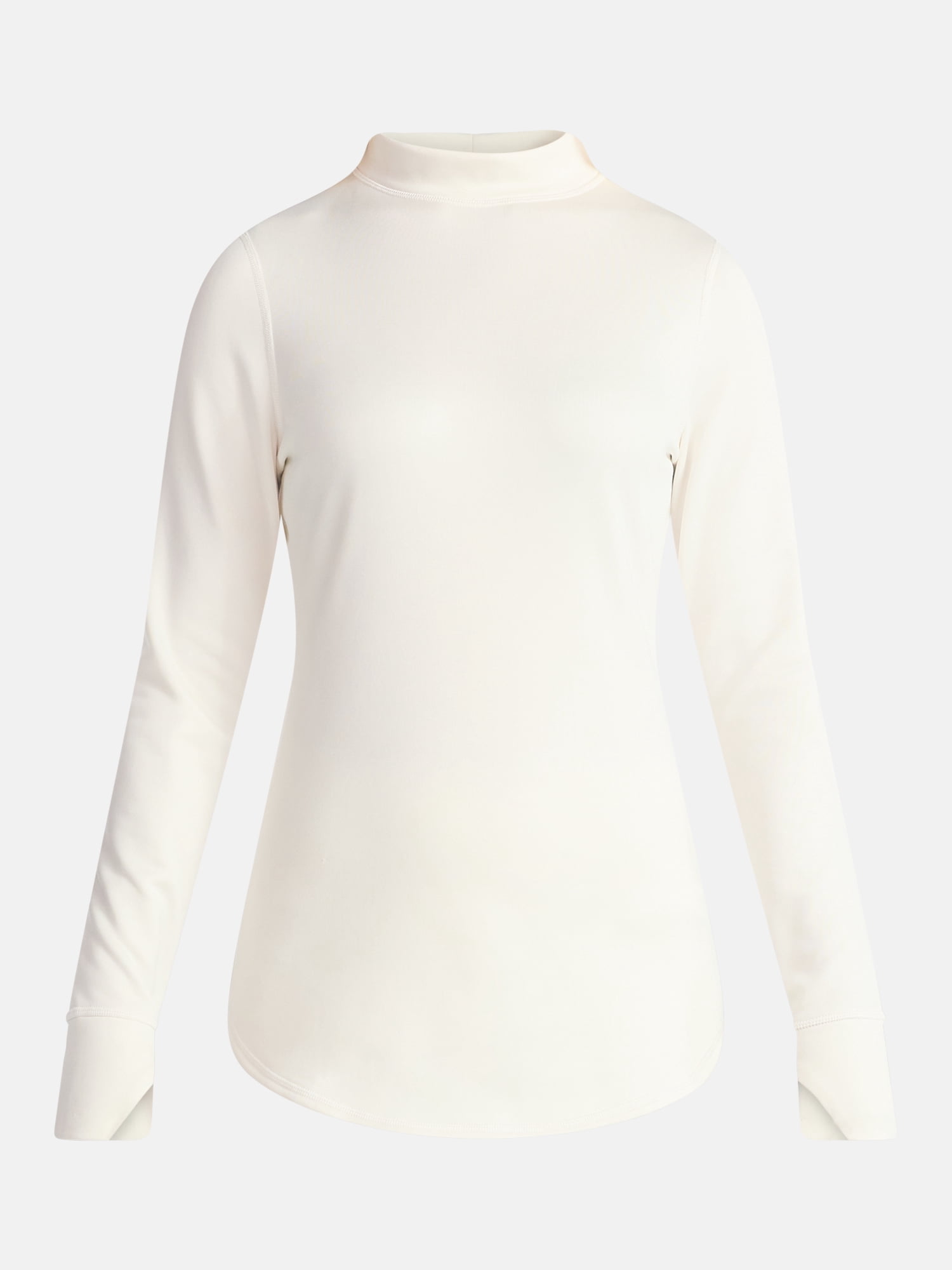 ClimateRight by Cuddl Duds Women's Warmer Thermal Guard Base Layer Mock Neck Base Layer Top, Sizes XS to 4X