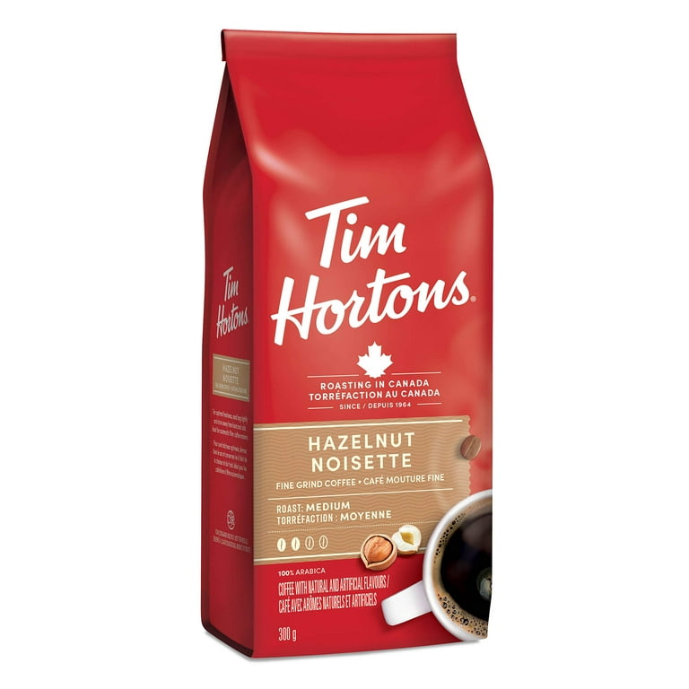 Tim Hortons Hazelnut (Noisette) Light Medium Roast Fine