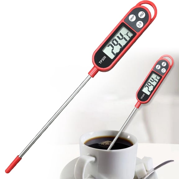 Digital Instant Read Meat Thermometer Kitchen Cooking Food Candy Thermometer for Oil Deep Fry BBQ Grill Smoker Thermometer