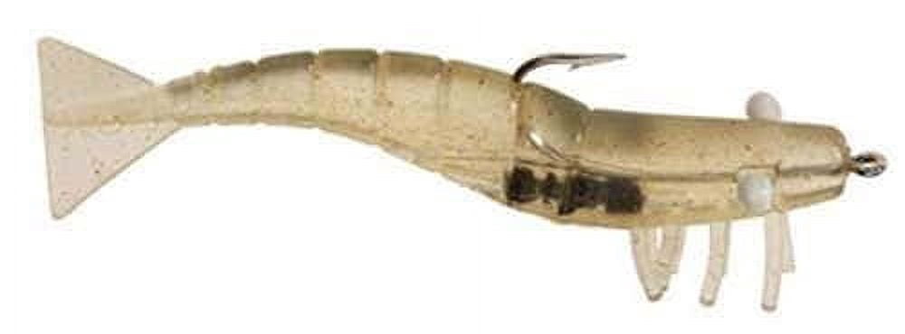 D.O.A Soft PLastic Shrimp 4" 1/2 oz Near Clear 3 Count
