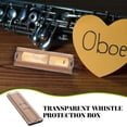 thumbnail image 3 of IFANLANDOR Portable Oboe Reed Holder Light Brown Plastic Case Secure Storage for Oboe Reeds, 3 of 8