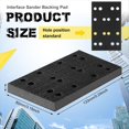 thumbnail image 2 of Almohadillas de Lijado de Espuma Negra Suave de 2 Piezas, Almohadilla de Respaldo para Lijadora de Interfaz Compatible con Lijadora RS400 LS130, 2 of 5