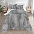 thumbnail image 1 of Grey Marble Queen Size Comforter Set – 3 Piece Queen Comforter Set - Soft Microfiber All Season Comforter Set by Conrad’s Limited Collections, 1 of 5