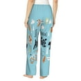 thumbnail image 3 of Kll Womens Let'S Go On An Adventure Print Pajama Pants Soft Pajama Bottoms For Women Cozy Lounge Pants, 3 of 9
